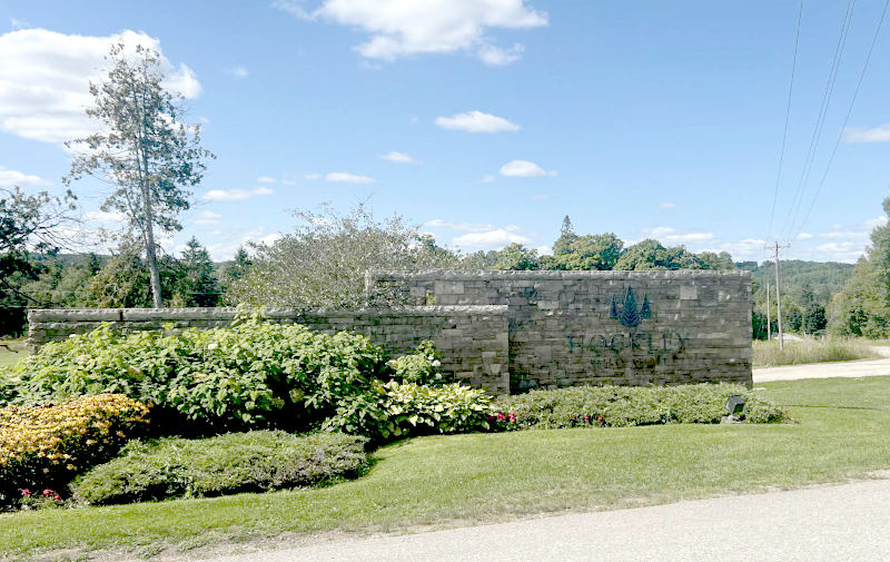 Crap photo of the exit 